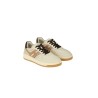 Calzature sneakers Avorio  tomaia in pelle liscia